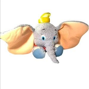 Disney Parks Dumbo with Feather Plush Stuffed Animal